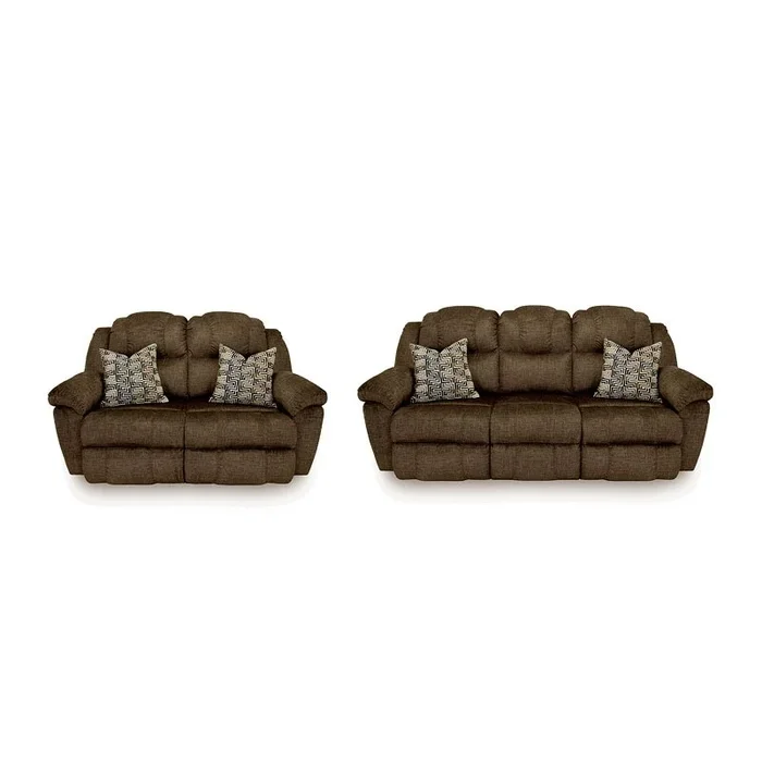 Victory Reclining Living Room Set (Brannon Cocoa)