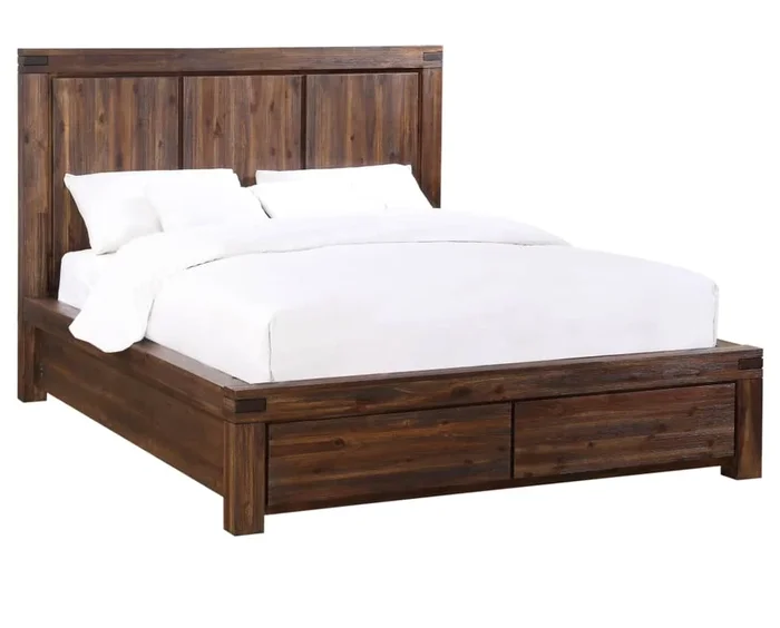 Vinson Brown Storage Bed