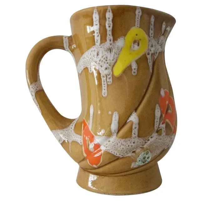 Vintage Ceramic Pitcher from Poët Laval Turban, 1960s