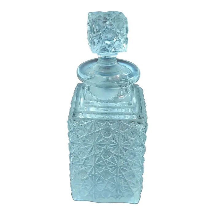 Vintage Eapg Early American Pattern Crystal Cut Glass Decanters