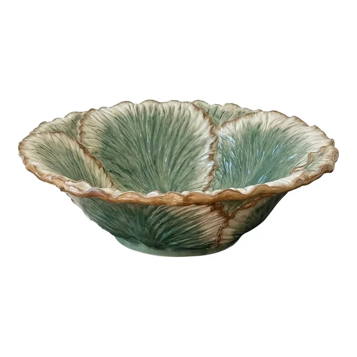 Vintage Fitz and Floyd Figural Cabbage Bowl