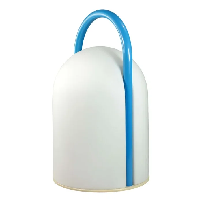 Vintage Italian Glass Tender Table Lamp, 1980