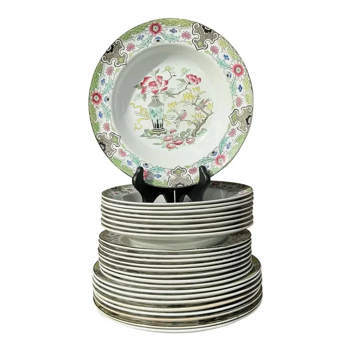 Vintage Regency Masons “Mandarin” English China for 8- 24 Pieces