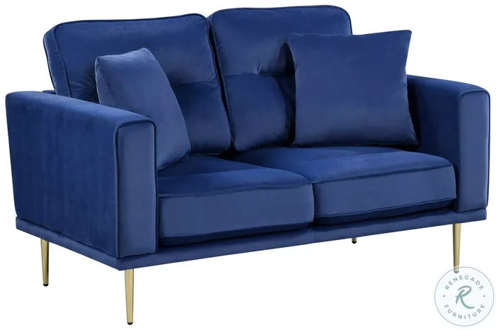 Violetta Blue Loveseat