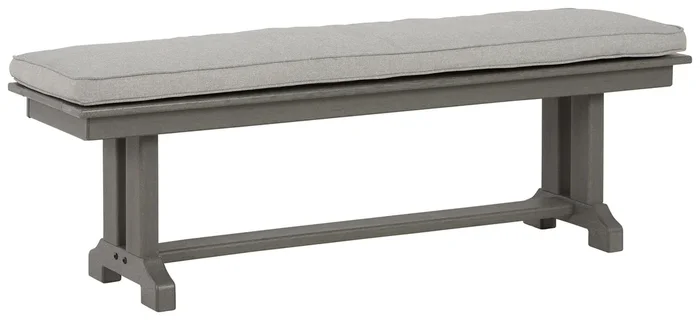 Visola – Bench with Cushion – Gray
