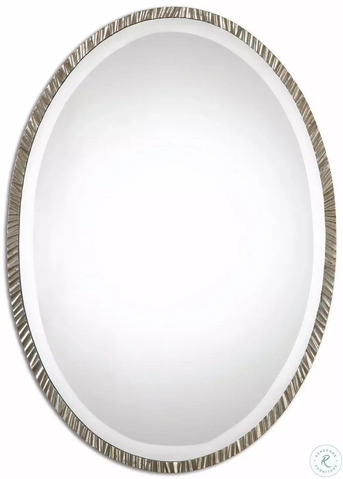 Volara Antique Metallic Silver Mirror