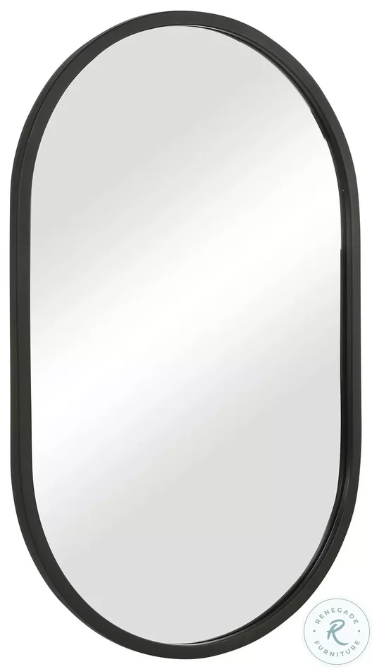 W00523 Matte Black Mirror