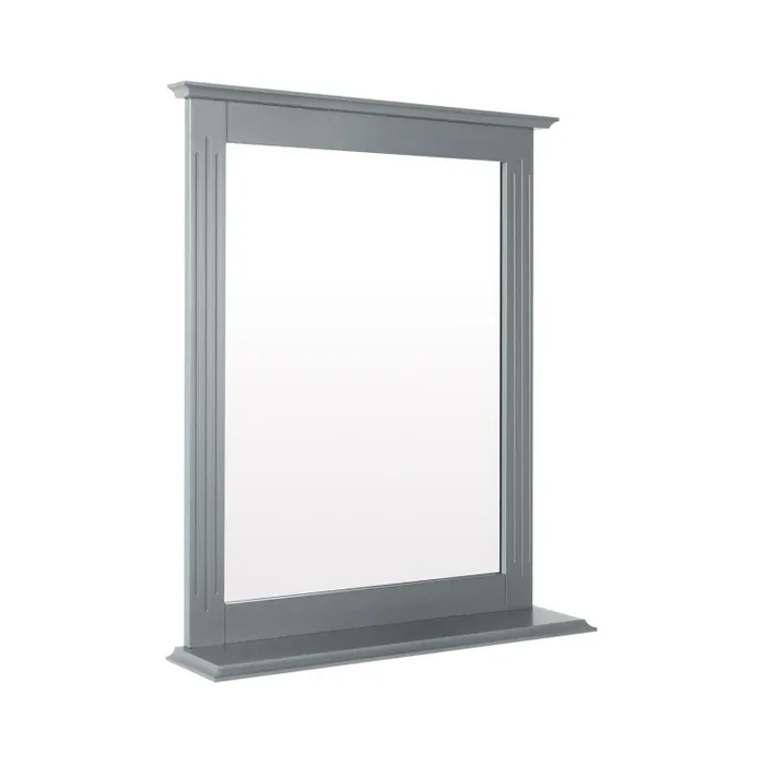 Wall-Mounted Multipurpose Vanity Mirror with Shelf