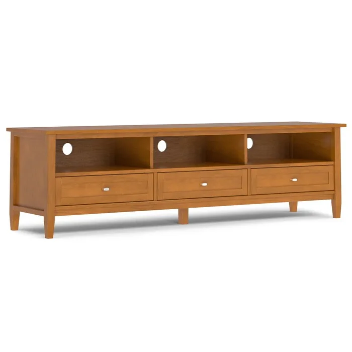 Warm Shaker – Handcrafted Low TV Media Stand