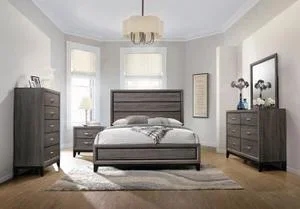 Watson 4-piece California King Bedroom Set Grey Oak