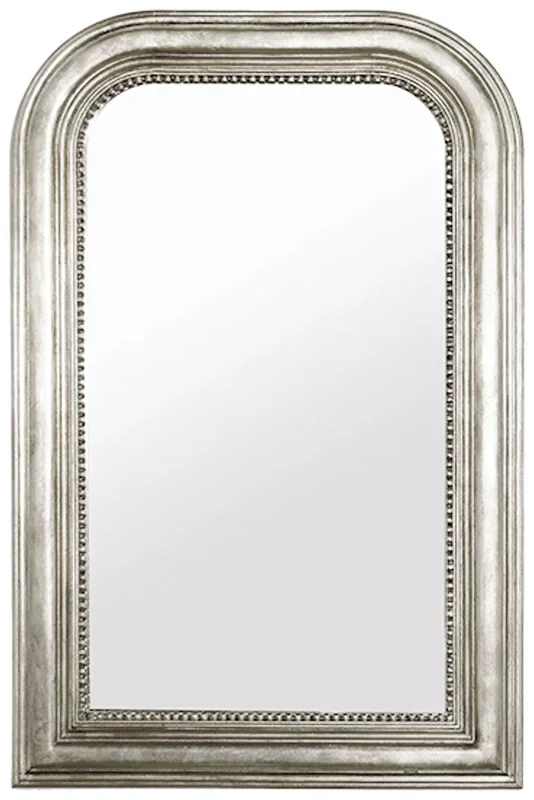 Waverly Silver Leaf Rectangular Wall Mirror