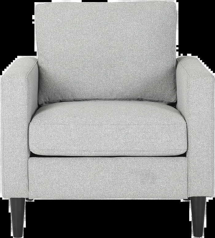 Wendy Contemporary Light Gray Accent Chair