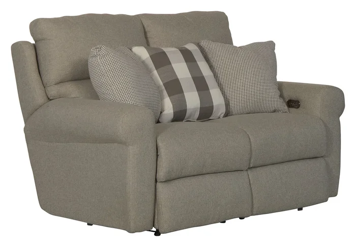 Westport Power Lay Flat Reclining Loveseat (Metal)