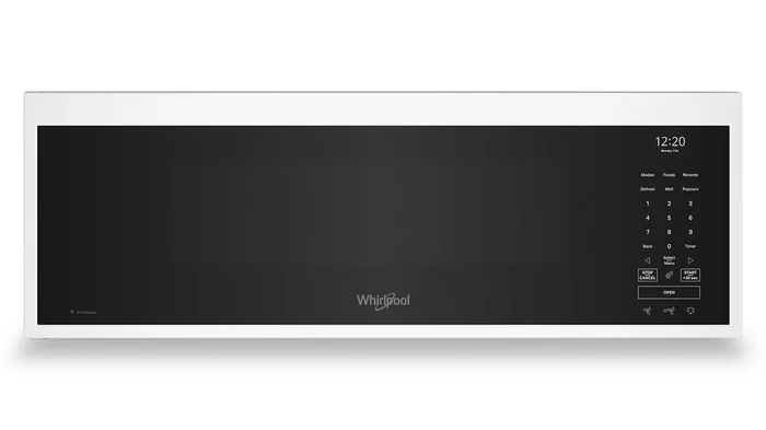 Whirlpool 1.1 Cu. Ft. Smart Low-Profile Over-the-Range Microwave – White – YWMML5530RW | Four à micro-ondes à hotte intégrée intelligent à profil bas Whirlpool de 1,1 pi3 – blanc – YWMML5530RW | YWMML5RW
