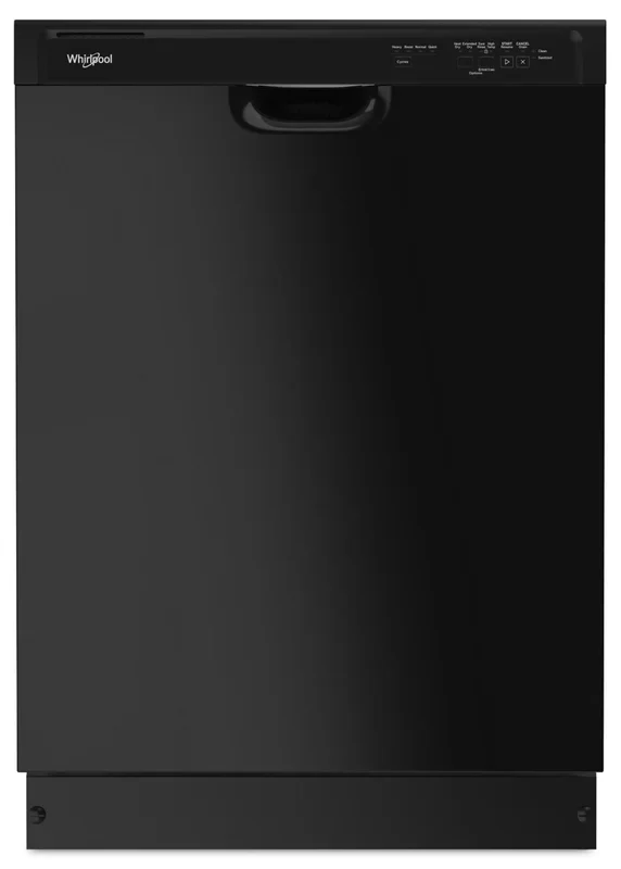 Whirlpool 24″ 57 dBA Built-In Front-Control Dishwasher – Black – WDF341PAPB | Lave-vaisselle encastré Whirlpool de 24 po et de 57 dBA avec commandes à l’avant – noir – WDF341PAPB
