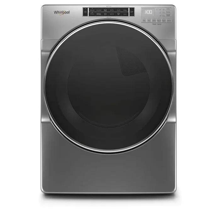Whirlpool 7.4 Cu. Ft. Electric Dryer with Steam – Chrome Shadow – Stackable – YWED8620HC | Sécheuse électrique à la vapeur Whirlpool de 7,4 pi³ – ombre chrome – superposable – YWED8620HC