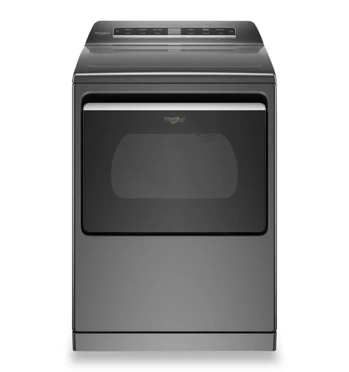 Whirlpool 7.4 Cu. Ft. Smart Gas Dryer with Steam – Chrome Shadow – WGD8127LC | Sécheuse à gaz intelligente à la vapeur Whirlpool de 7,4 pi³ – ombre chrome – WGD8127LC | WGD8127L