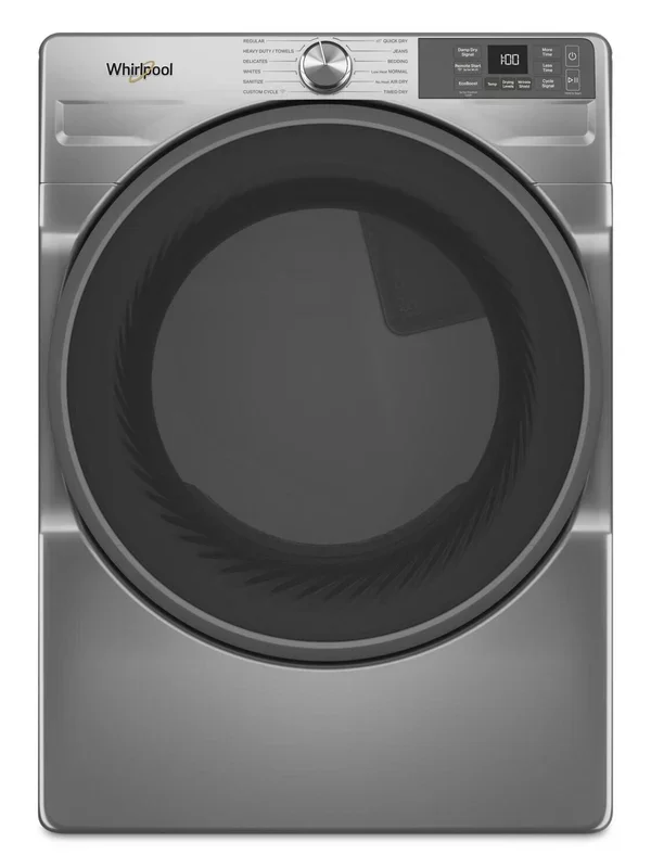 Whirlpool 7.4 Cu. Ft. Smart Gas Dryer with Wrinkle Shield™ – Radiant Silver – WGD5720RR | Sécheuse à gaz intelligente Whirlpool de 7,4 pi³ avec Wrinkle ShieldMC – argenté radieux – WGD5720RR | WGD5720R