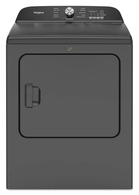 Whirlpool 7 Cu. Ft. Gas Dryer – Volcano Black – WGD6150PB | Sécheuse à gaz Whirlpool de 7 pi³ – noir volcan – WGD6150PB
