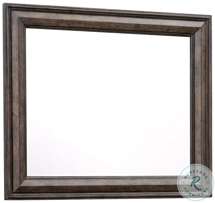 Woodbury Cowboy Boots Brown Rectangular Mirror