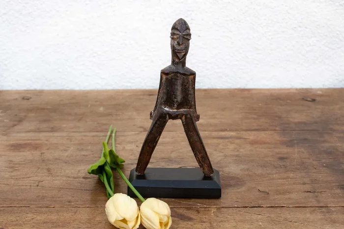 Yoruba Youth’s Carved African Slingshot (Trade)