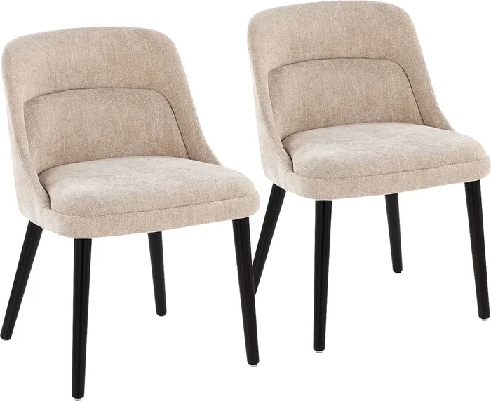 Zifra Tan Side Chair, Set of 2